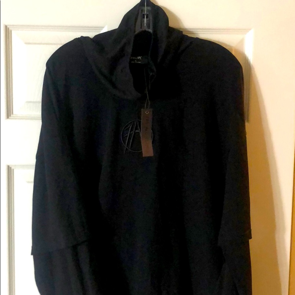 Vegan goth punk fan all flames long sleeve